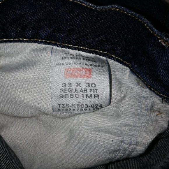 Wrangler jeans regular fit. Size 33/30 - Picture 4 of 4